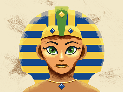 My Avatar avatar design egypt face illustration sand sphinx texture