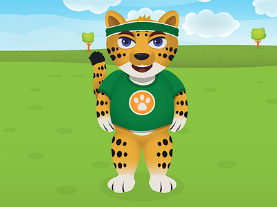 Cheetah Character art cat character cheetah design game mobile