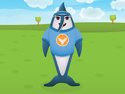 Swordfish Character art character design fish game mobile swordfish