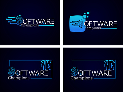 Software logo, Tecnologe logo & digital logo