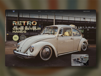RETRO CAR RENTAL | Website design