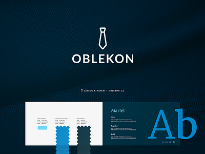 Oblekon – branding branding graphic design identity logo logo designer logotype suits symbol tailor tie