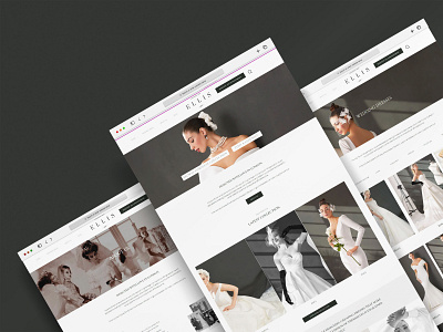 A Wix Wedding Dress Website branding graphic design logo uiux web design website design wix wix development wix website