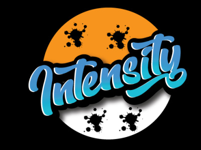 Darkness /Intensity Logo brand name business logo company logo darkness logo intensity logo shop logo