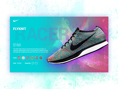 Nike product page color design nike product page ui ui design ux