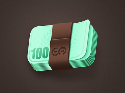 Money / Portfolio Icon app icon finance icon money realistic texture