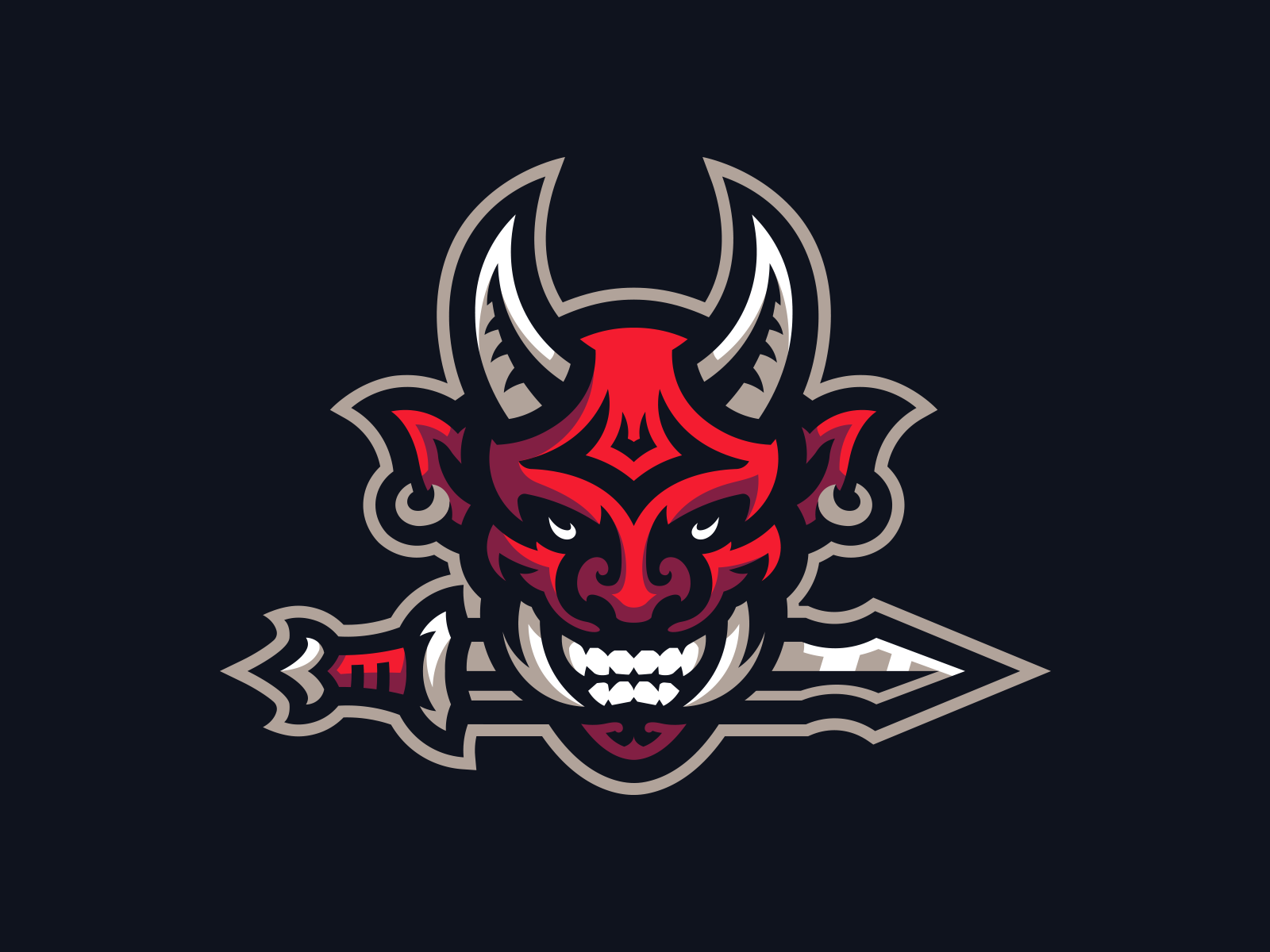 Demon Warrior by Djordje Djordjevic on Dribbble