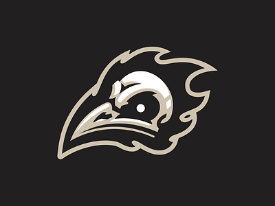 Bird Skull bird crow demon illustration logo mark mascot raven skull