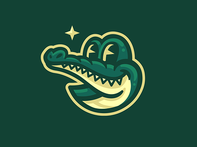 Crocky alligator crocodile illustration lizard logo mascot