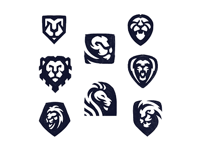 Lion Sketches cat exploration lion logo mark mascot sketch sketches