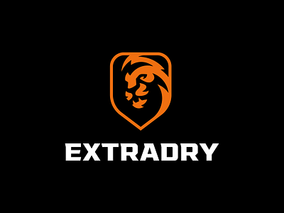 Extradry cat cougar frisbee lion logo logo design sport