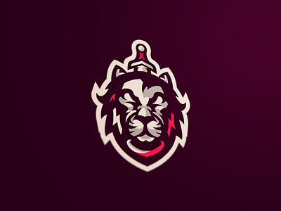 Lion esport lion logo mascot roar