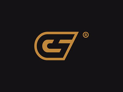 GCS Training brand gcs gold gym logo mark monogram training