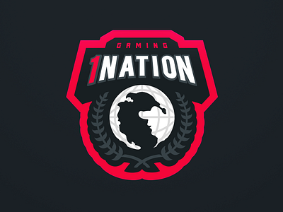 1Nation Gaming branding gaming logo mascot nation sport unity