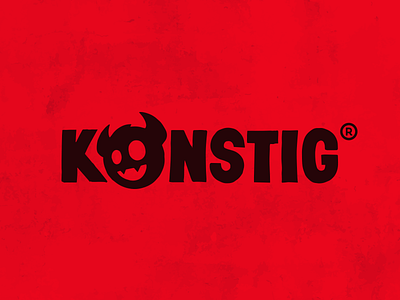 Konstig funky logo logotype mark monster weird