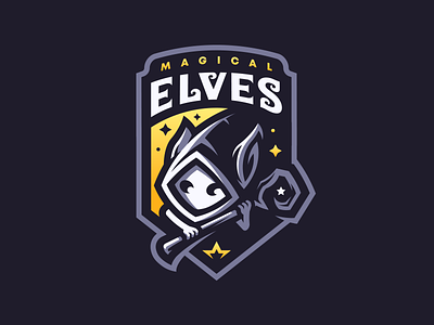 Magical Elves elf gaming illustration logo magic mark mascot sport vector wizard