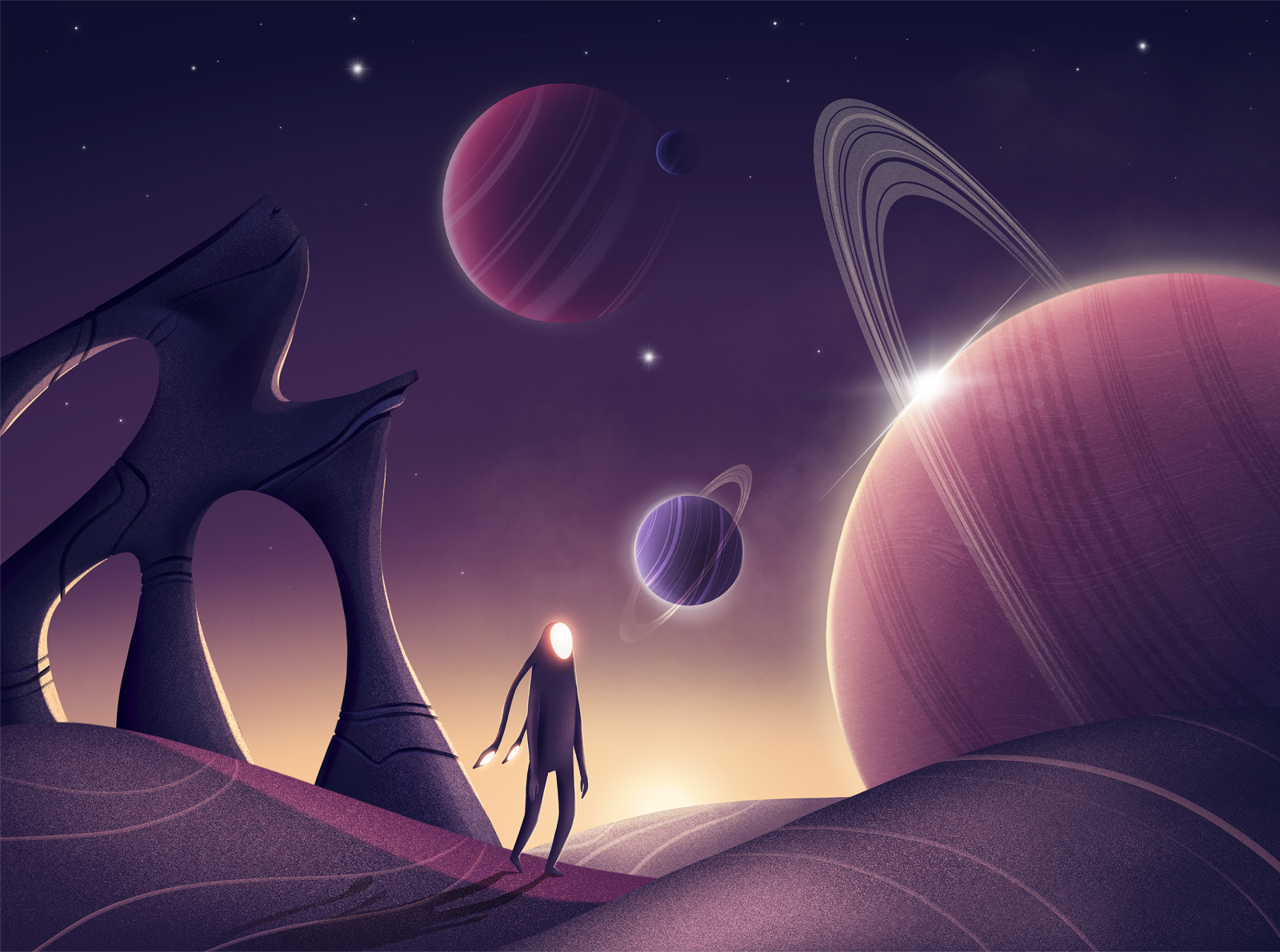 Space by Julia Maystruk on Dribbble