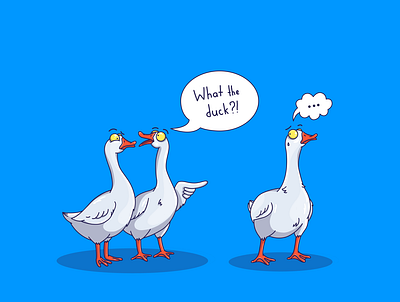 what the duck? animal animal art animals art bird character dribbble duck emotions funny graphic illustration vector