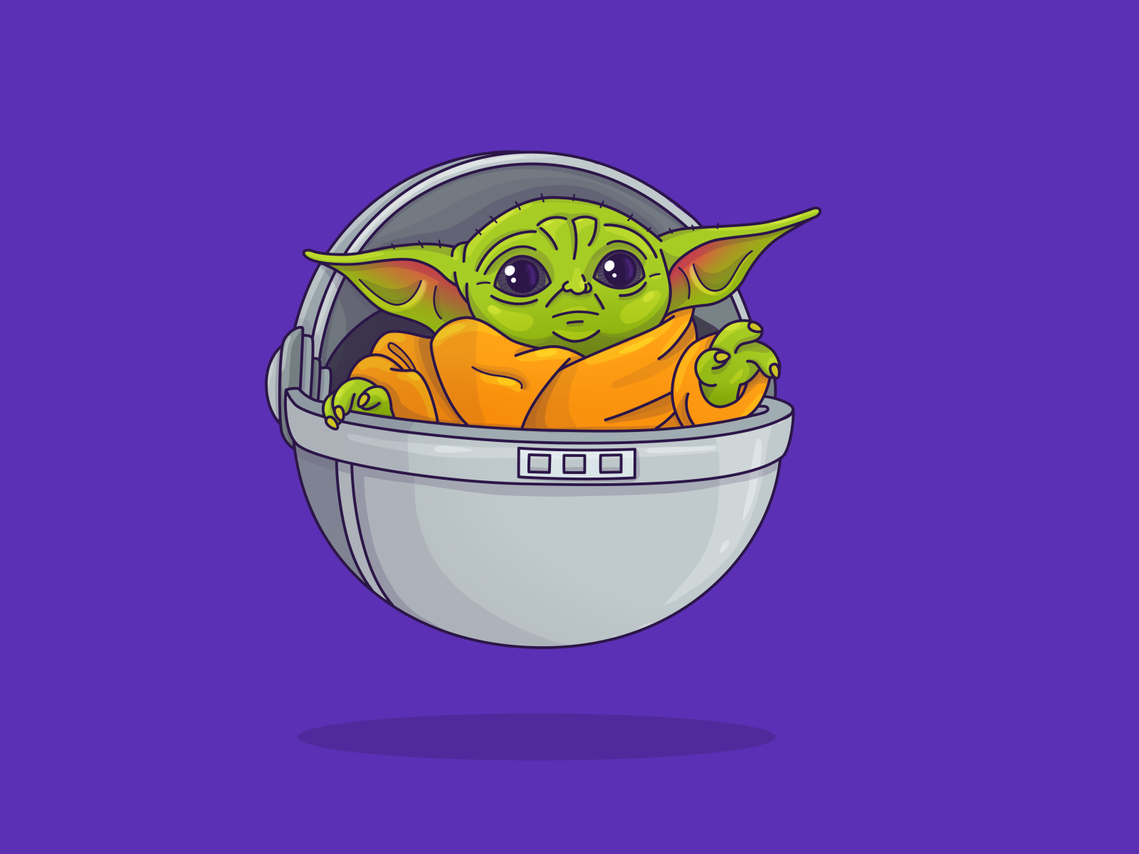 Baby Yoda by Thomas C. Park on Dribbble