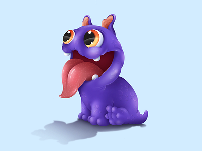 Cute Monster animal animal art art character cute game illustration graphic illustration monster pets sweet