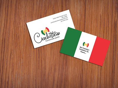 Carlotta's Business Card branding design graphic design illustration logo typography vector