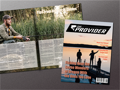 The Provider Magazine design graphic design logo typography