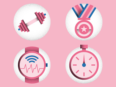 Gym icons for La Repubblica