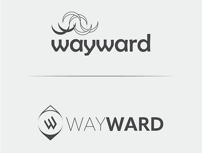 WAYWARD branding design graphic design logo print