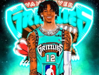 Ja Morant - Vancouvers grizzlies - NBA :: Behance