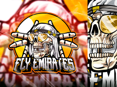 Fly Emirates Mascot Logo cartoon animal cartoon logo design emirates esport logo gamer logo graphic design head logo illustration logo logo gaming logo streamer logos esport mascot logo mascot logos skeleton logo skull skull logo stream logo twitch logo