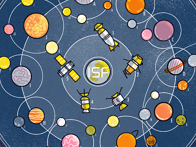 The ISF Universe Poster design guide illustration isf luke drozd poster space universe