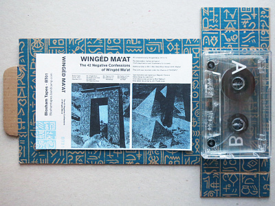 Bloxham Tapes Packaging bloxham tapes cassette label limited print record risograph screenprint
