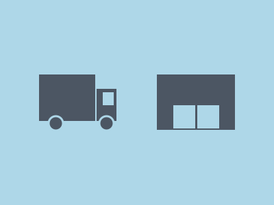 Shipping and collect from store flat icons collect collect from store delivery flat icon shipping store