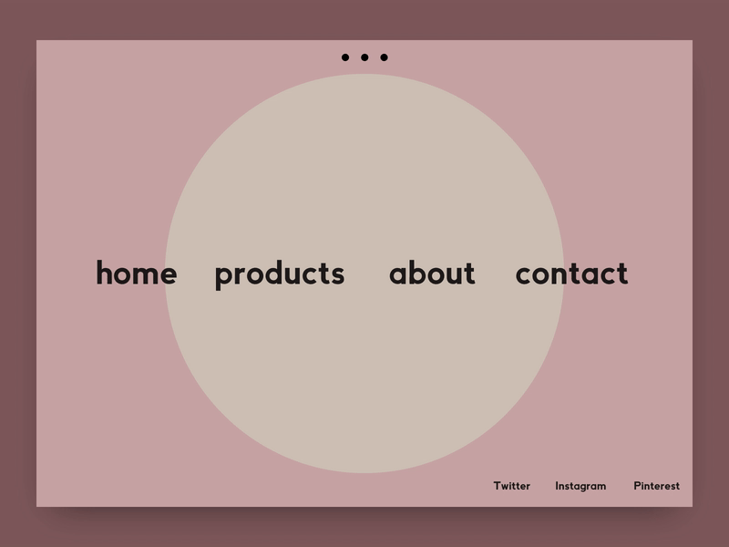Three Dots - About Interaction interaction invision studio transition ui user experience user interaction ux web development website design