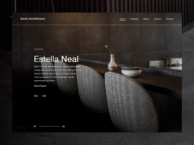Soren Architecture - #1 architecture design minimal modern simple ui user interface web design website website design