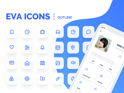 Eva Icons design freebies graphic illustration ui vector