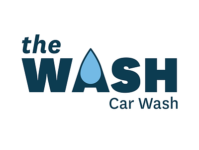 The Wash - Logotype branding design flat logo logo design logotype typography