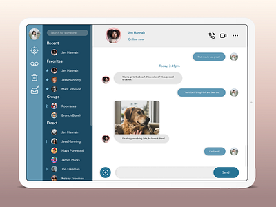 DailyUI Day 13 - Direct Messaging app daily ui dailyui dailyui challenge design messaging mobile design ui