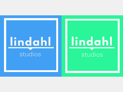 lindahl studios | logos clean design firm freelance logo sketch typography web development