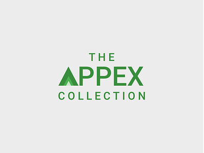 The Appex Collection Logo android apps apex appex apps branding clean design logo logo design modern roboto sketch