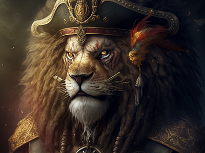 Lion Pirate Captain by Darragh on Dribbble