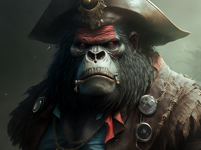 Gorilla Pirate