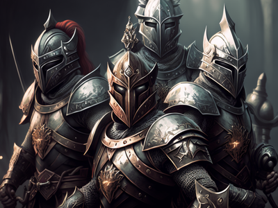 Elven knights by Darragh on Dribbble