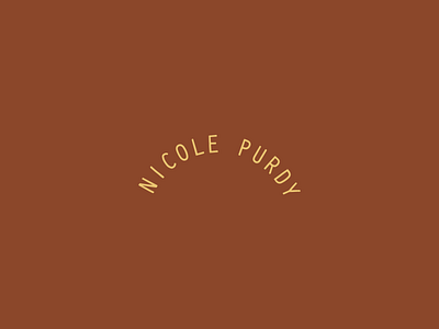 Nicole Purdy Logo badge logo branddesign branding earthy fashion handdrawn handdrawntype logo logodesign minimal pnw seamstress sun typography vintage vintage logo wordmark