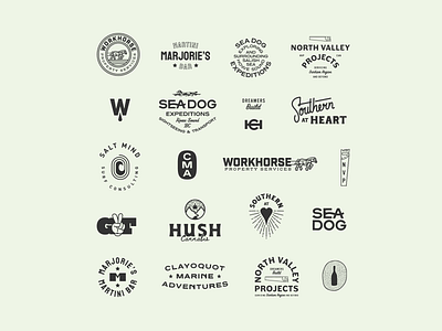 2021 Logo & Branding Summary badge design badge logo branding design hand drawn illustration logo minimal pnw retro design typography vector vintage design