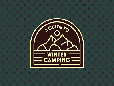 WINTER CAMPING LOGOS BADGES ICONS badges camping illustration logos mountains vector vintage winter wintercamping
