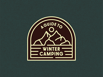 WINTER CAMPING LOGOS BADGES ICONS