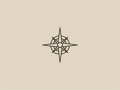 Compass compass earthy illustration minimal nautical