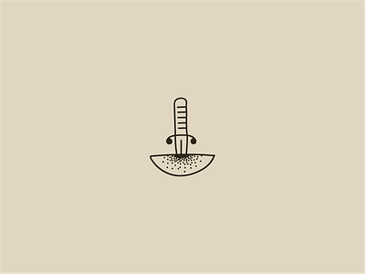 Knife 365for365 earthy illustration knife minimal