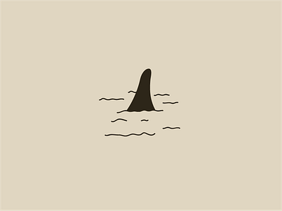 Orca earthy illustration minimal orca pnw